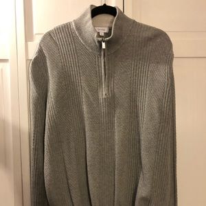 Calvin Klein half zip pull over sweater